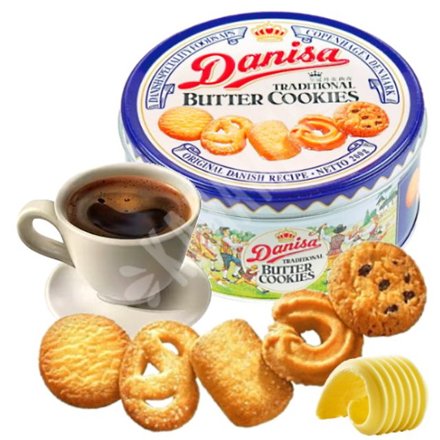 Butter Cookies Traditional Danisa - Biscoitos Amanteigados - Indonésia
