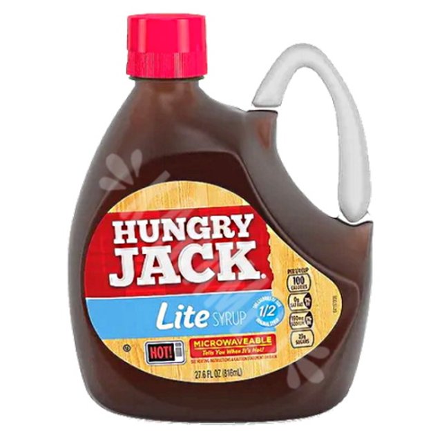 Calda para panqueca e Waffle - Lite Syrup - Hungry Jack - Xarope