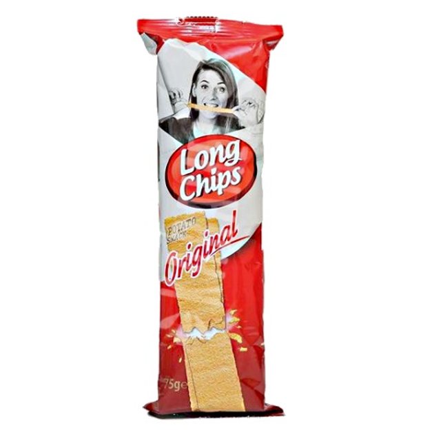 Snack de Batata Long Chips Frontera - Sabor Original - Letônia