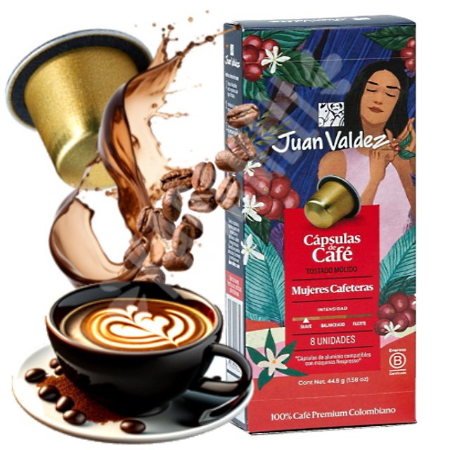 Café Juan Valdez Mujeres Cafeteras Suave - Cápsulas Nespresso - Importado Colômbia