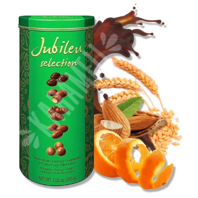 Lata Chocolate Jubileu com Recheios Sortidos - Selection Green - Portugal