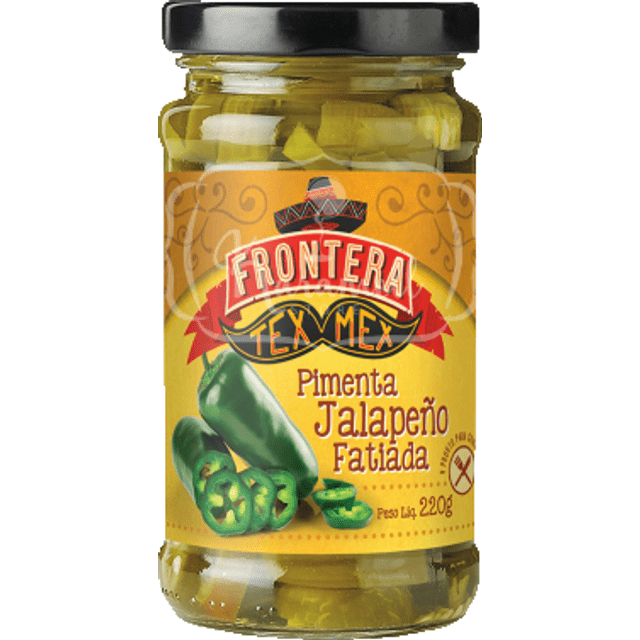 Pimenta Jalapeño Fatiada Frontera Tex Mex - ATACADO 6X - Importado Bélgica