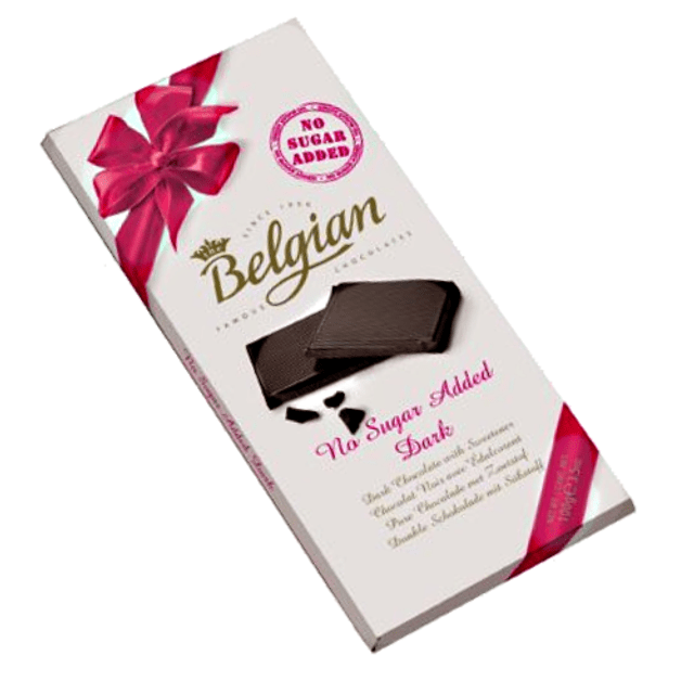 Belgian Dark Sugar Free - Chocolate Amargo Sem Açúcar - Importado da Bélgica