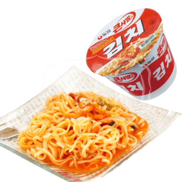 Lamen Nongshim Big Bowl Noodle Kimchi - ATACADO 6X - Importado Coreia