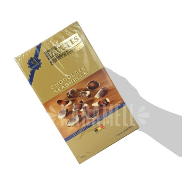 Chocolate Seashells Mix com Recheio - Jacques - Importado Bélgica