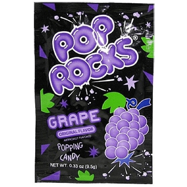 Pop Rocks Grape - Balas Explosivas Sabor Uva - Importado dos EUA