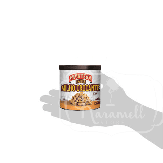 Milho Crocante Frontera - Snack Sabor Caramelo - Linha Premium