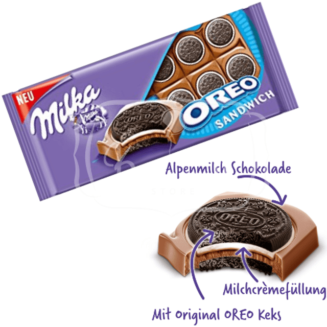 Milka Oreo Sandwich ATACADO 6 Chocolates - Importado da Polônia