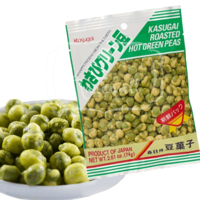 Kasugai Roasted Hot Green Peas Ervilhas Com Wasabi Importado Japão