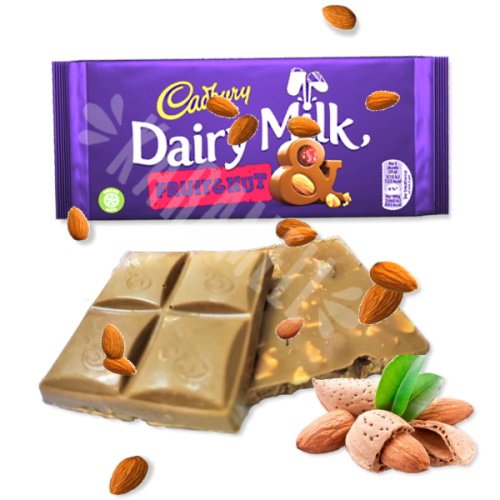 Dairy Milk Fruit Nut Cadbury Inglaterra Karamell Store