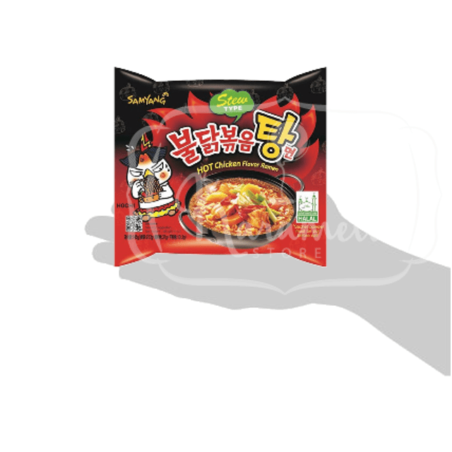 Lamen Miojos Importados  Samyang- ATACADO 6x -Hot Chicken Flavor Ramen Stew Type