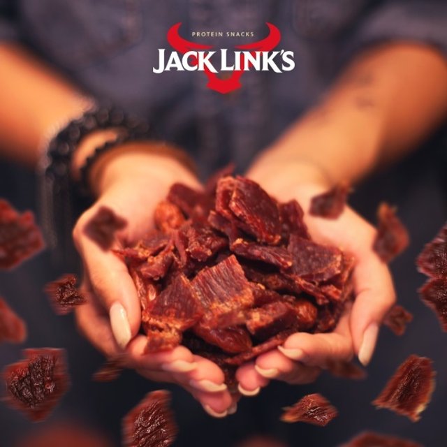 Kit 3 (três) Snacks Tiras de Carne Bovina Jack Link's - Beef Jerky