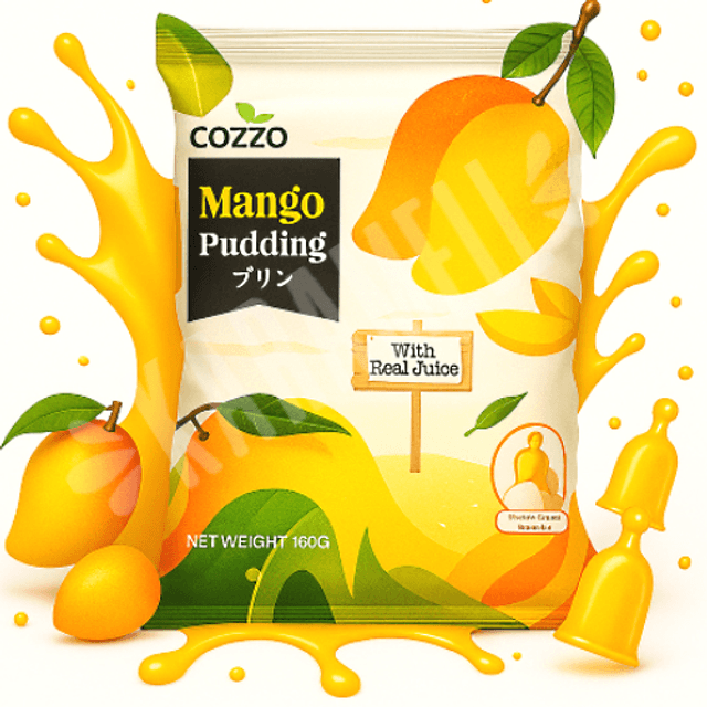 Mango Pudding - Cozzo Food Pudim - Importado | Karamell Store