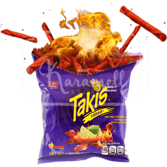 Salgadinho Takis Fuego Tortilla Chips - Importado do México