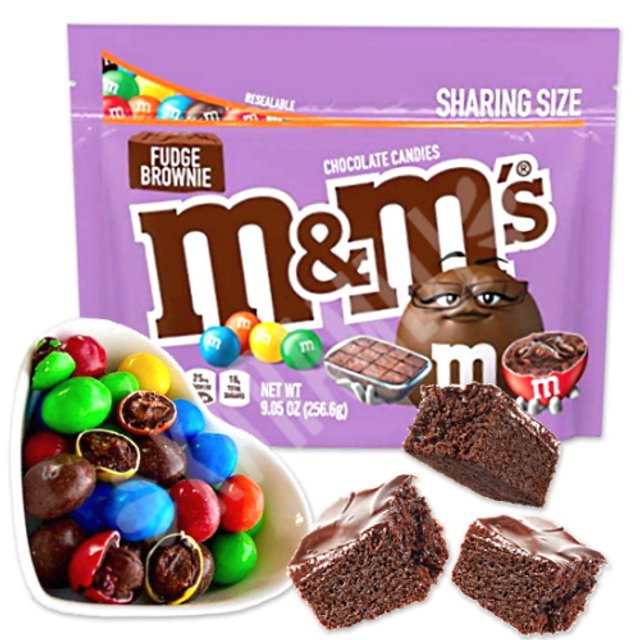 M&M's Fudge Brownie 256.6g - Importado EUA 