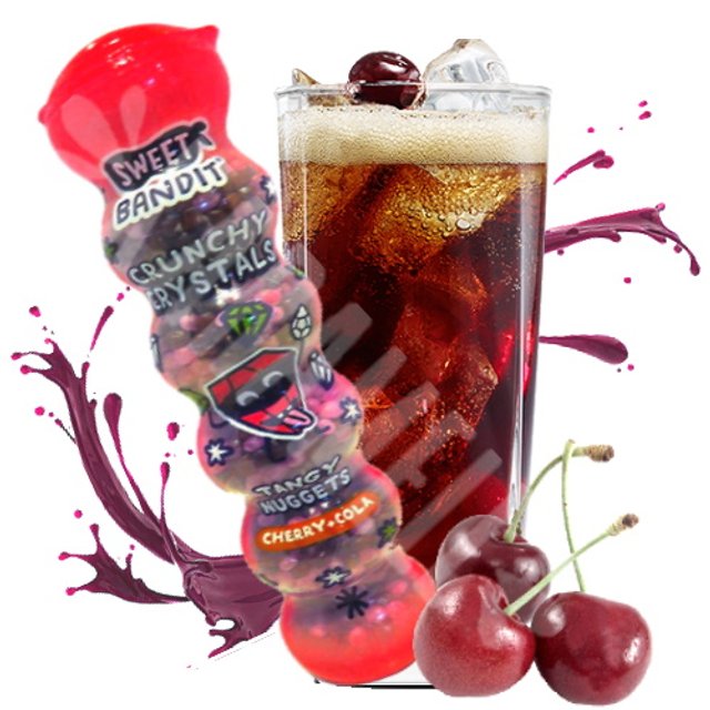 Balas Tangy Crunchy Crystals Cherry Cola - Importado