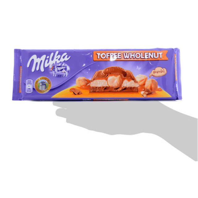 Milka Toffee Wholenut 300g - ATACADO 6 Chocolates - Importado da Alemanha