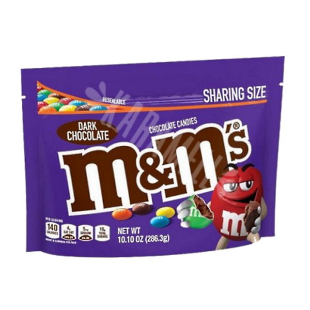 M&M's Dark Chocolate Sharing Size - Importado EUA