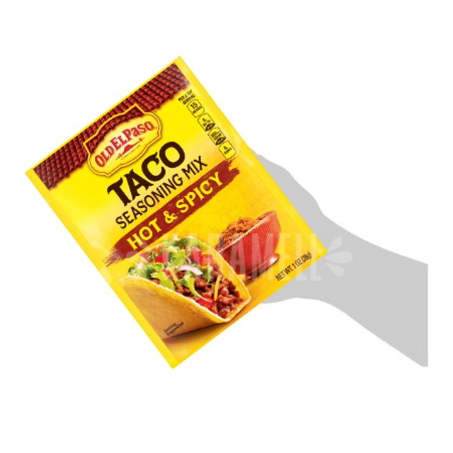 Taco Seasoning Mix Hot & Spicy Tempero - Old El Paso - EUA