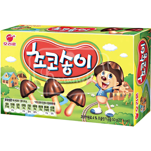 Choco Boy - Biscoitos Cobertos Com Chocolate - Importado da Coreia