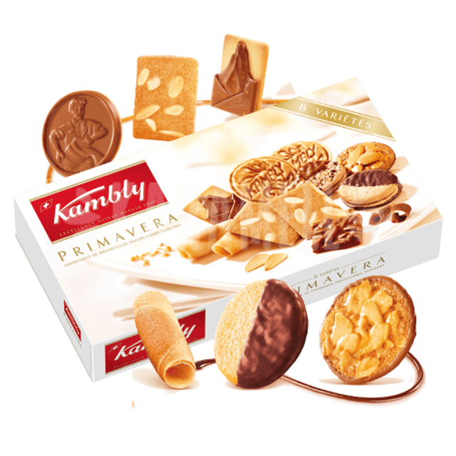 Biscoitos Sortidos Kambly com Chocolate Suíco - Importado Alemanha