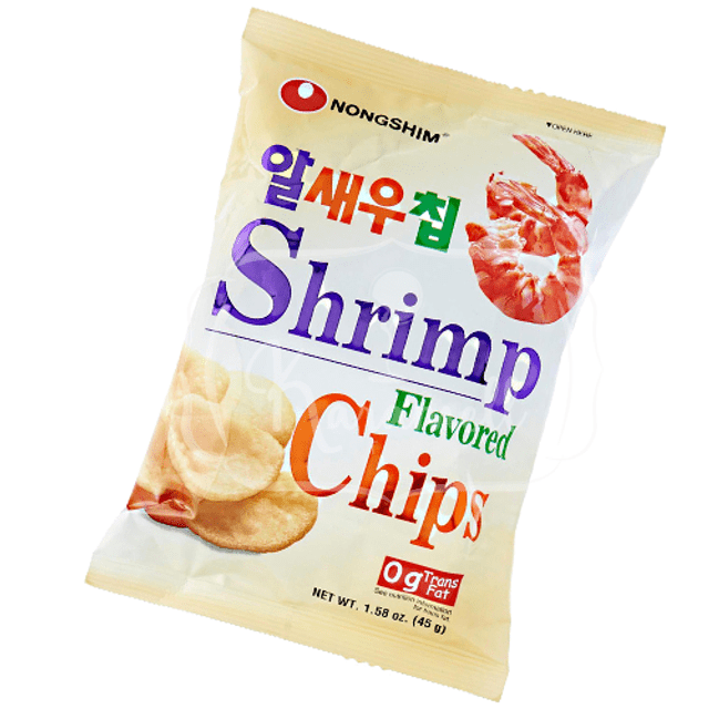 Nongshim Alseu Shrimp Chips - Salgadinho Camarão - Importado da Coreia