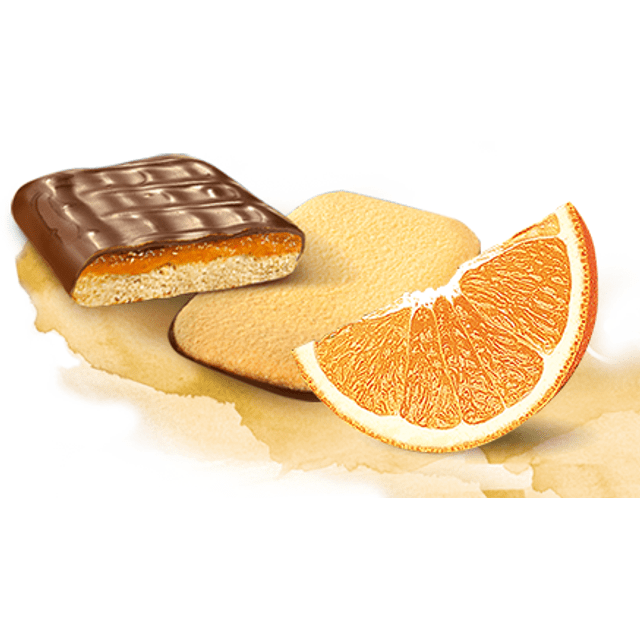 Doces Importados da Suíça - Bahlsen Messino Minis - Orange & Choco