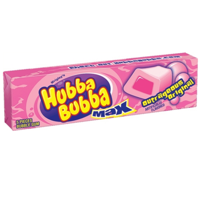 Chicletes Importados - Wrigley's Hubba Bubba Max Original - Tutti Frutti