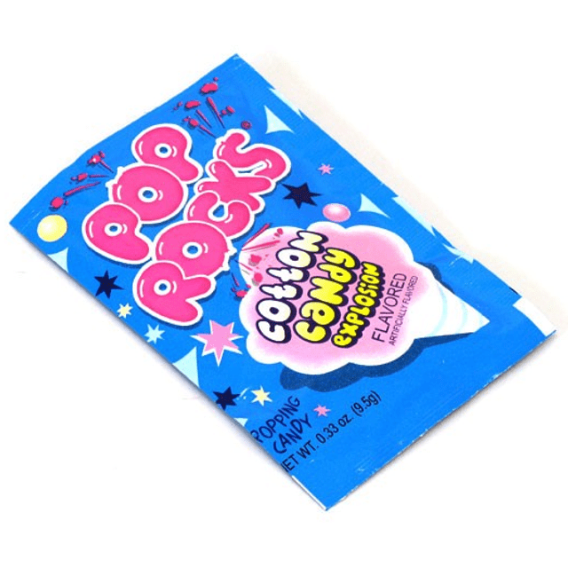 Pop Rocks Cotton Candy Explosion - Balas Explosivas Sabor Algodão Doce - Importado dos EUA