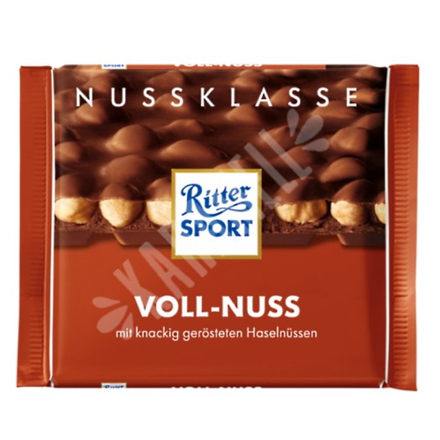 Chocolate Ritter Sport - Voll Nuss Haselnussen - Importado Alemanha
