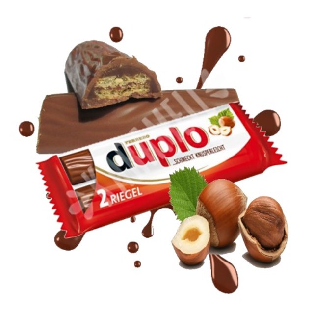Wafer coberto com Creme de avelã e chocolate - Ferrero Duplo - Alemanha