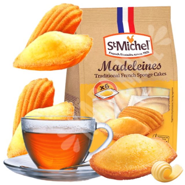 Biscoito Madeleines Traditional French Cakes - St Michel - França