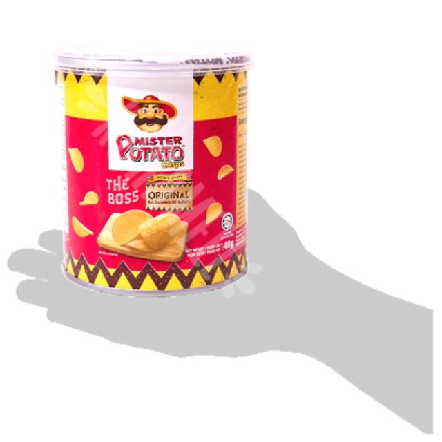 Mister Potato Crisps - Salgadinho de Batata Sabor Original - Malásia