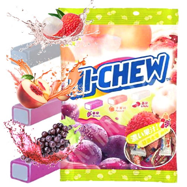 Balas Hi-Chew Bag Morinaga Grape Peach Lychee - Importado
