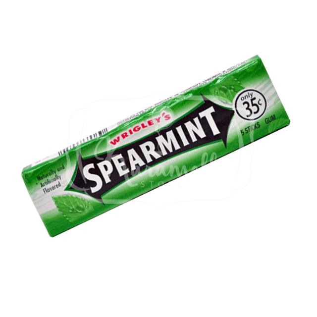 Wrigley´s Spearmint Bubble Gum - Chicletes Sabor Hortelã - Importado ...