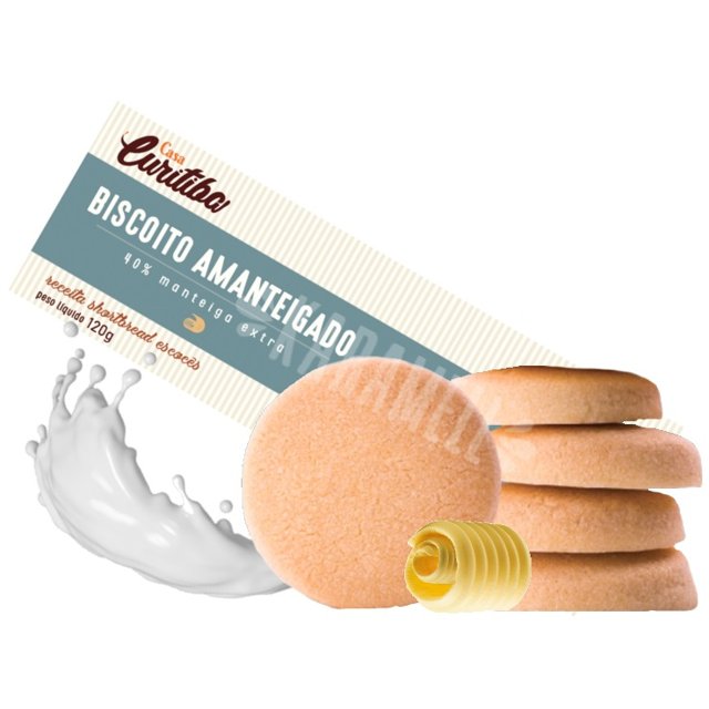 Biscoito 40% Amanteigado Artesanal - ATACADO 6X - Casa Curitiba
