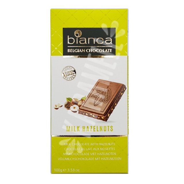 Chocolate Milk Hazelnuts Bianca - Belgian - Importado Bélgica