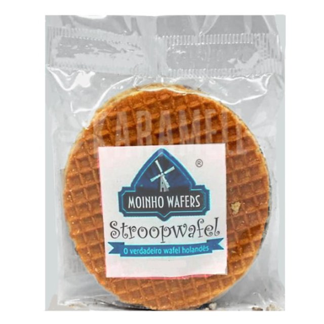 Moinho Wafers Stroopwafel - Biscoito Tipo Holandês