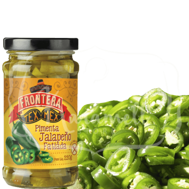 Pimenta Jalapeño Fatiada Frontera Tex Mex - ATACADO 12X - Importado Bélgica