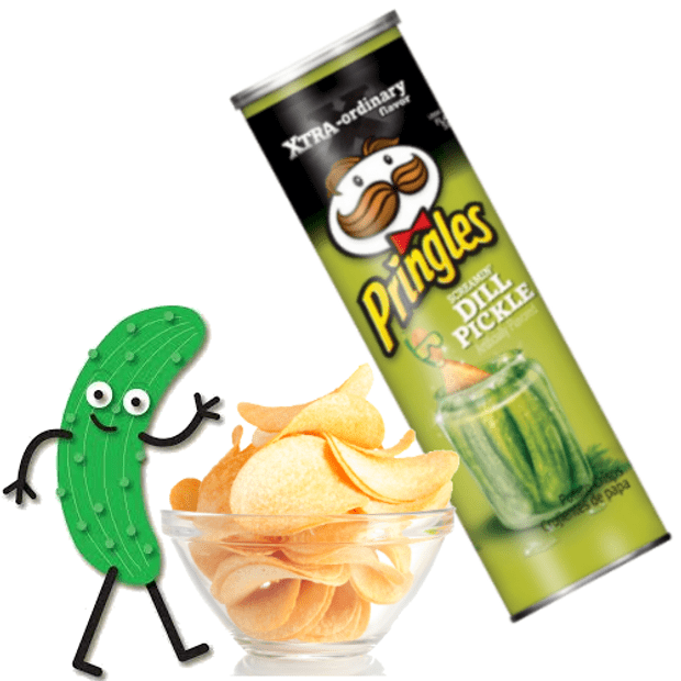 Pringles Screamin' Dill Pickle Dill Pickles Importado Estados Unidos