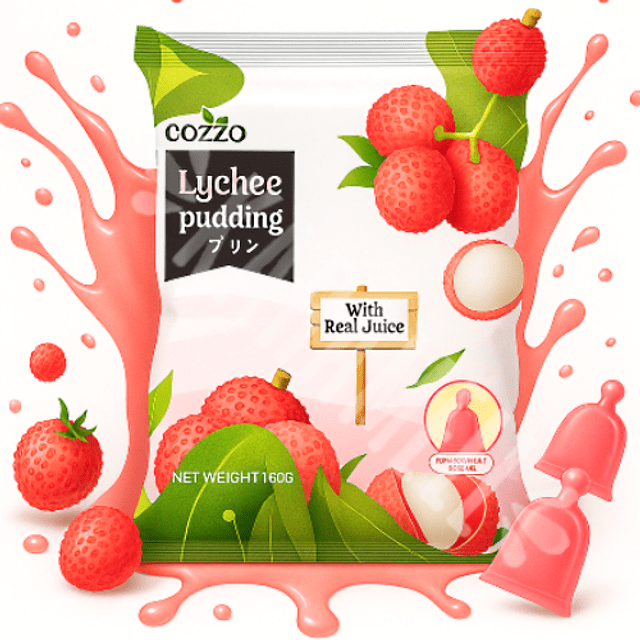 Lychee Pudding - Cozzo Food Pudim - Importado | Karamell Store