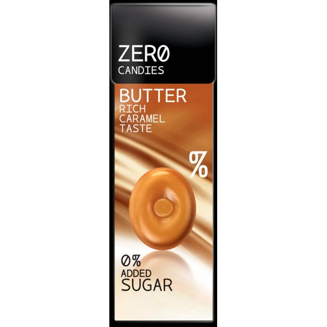 Zero Candies - Bala Caramelo Butter Sem Açúcar - Importado Grécia