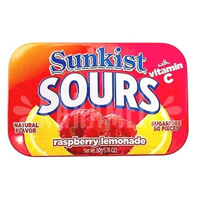 Balas Sunkist Sours Raspberry Lemonade - Big Sky - Canadá | Karamell Store