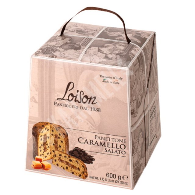 Bolo Panetone Loison Pasticceri - Caramello Salato  - Importado Itália
