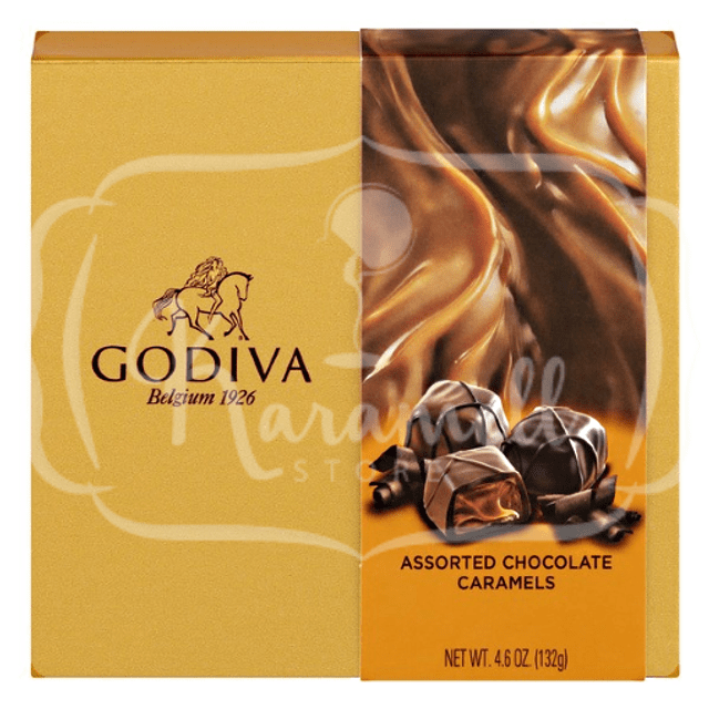 Godiva Assorted Belgian Chocolate Caramels - Gift Box - Importado EUA