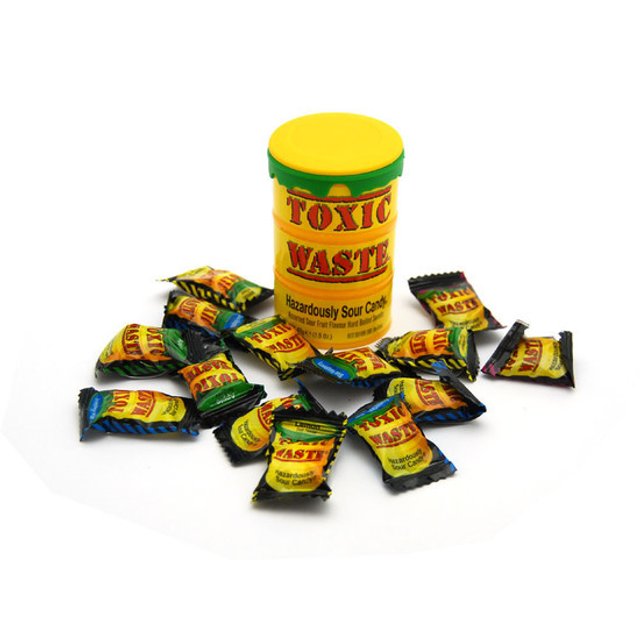 Balas Toxic Waste - Extra Sour - Super Ácidas - 48g
