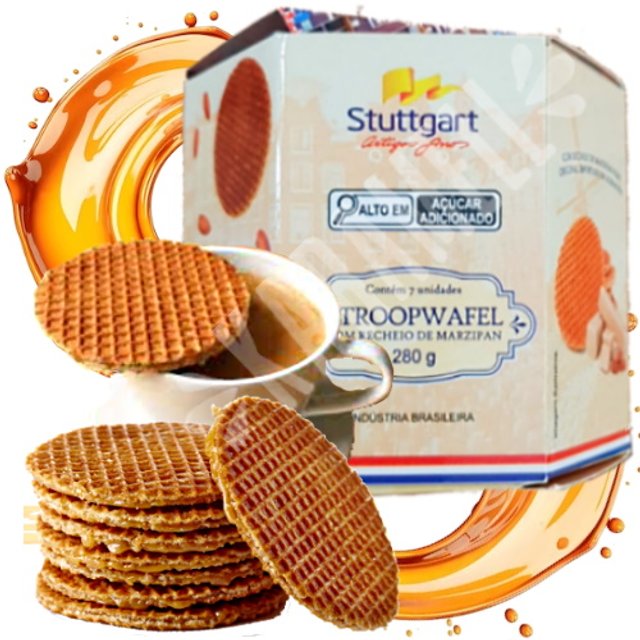 Stroopwafel com Recheio de Marzipan Stuttgart 