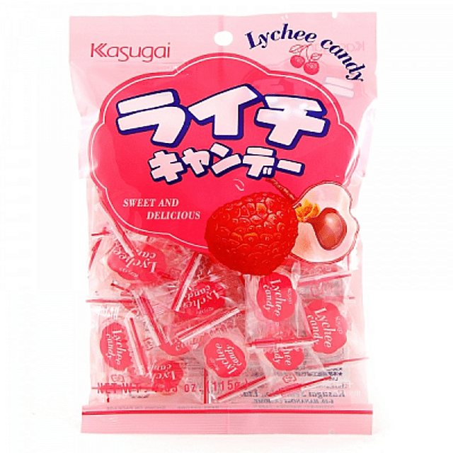 Doces Importados do Japão - Kasugai Litchee Candy - Balas de Lichia