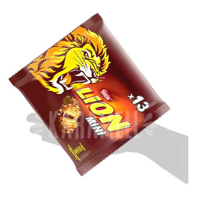 Lion Mini Nestle 234g - Chocolate ao Leite com Wafer e Caramelo - EUA