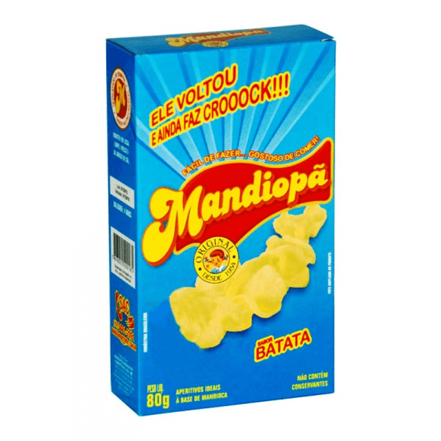 Mandiopã - O Original - Sabor Batata - Super Crocante